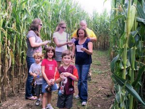 Following the Corn Maze at Every Souls Acres